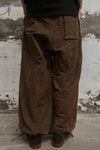 AVIVA JIFEI XUE Waxed Parachute Pants SS23-WPP-MTBR